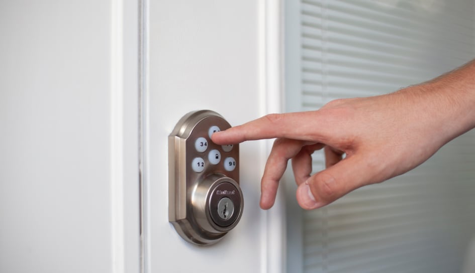 ADT smartlock on a Utica home